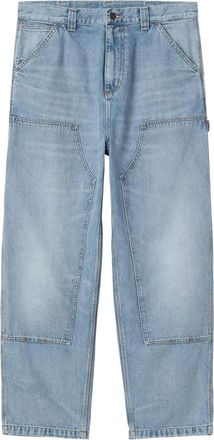 Carhartt Work in Progress Jeans con design a inserti - Blu