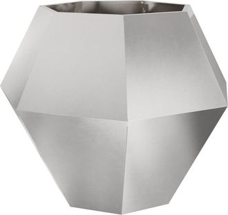 vidaXL Jardinera Plateado 100 X 100 X 80 Cm Acero Inoxidable Vidaxl