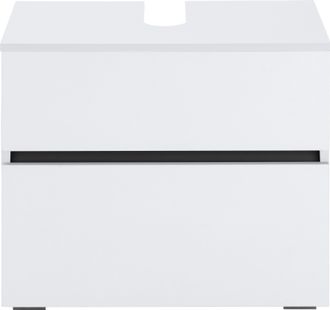 HOME AFFAIRE Waschbeckenunterschrank »Wisla« Siphonausschnitt, Push-to-open-Funktion, Breite 60cm, Höhe 55 cm