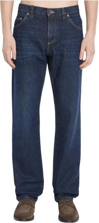 Dolce & Gabbana Straight Leg Denim Jeans - Heren - Regular Fit Jeans - Blauw - XL - Denim - Jeans
