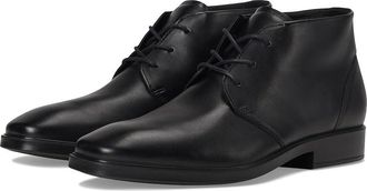 Ecco Metropole Milan Chukka Boots Mens Boots Black : EU 47 (US Mens 13-13.5) D - Medium, Leather