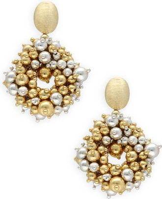 Lott. Gioielli Lott. Gioielli, Accessoires, Dames, Veelkleurig, ONE Size, Irregular Stones Drop Oorbellen