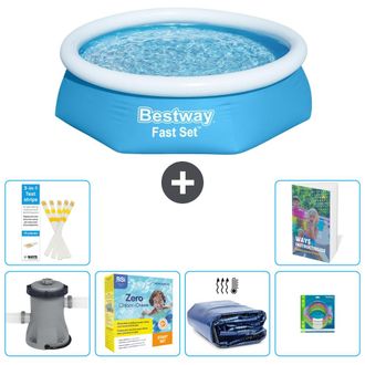 Bestway Piscina Bestway Fast Set Redonda - 244x61 Cm - 7-piezas S181
