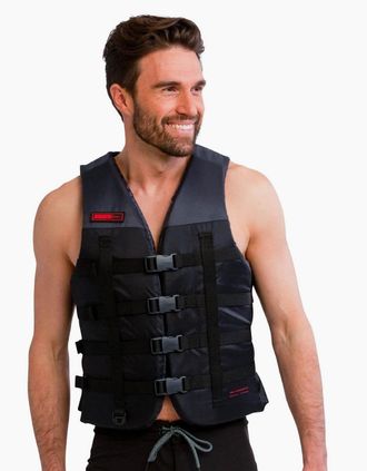 Jobe Mens Jobe 4 Buckle Vest Life Vest - Black - Size: 40/42/Regular