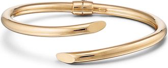 Lana Jewelry Jewelry Royale Crossover Bangle in Yellow Gold at Nordstrom, Size 7 In