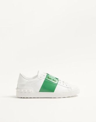 Valentino Garavani Calfskin Open Sneaker