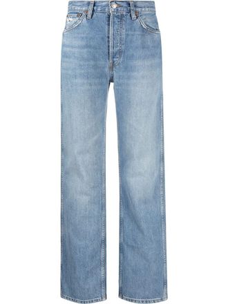 Re/Done 90s high-rise loose jeans - women - Cotton/Cotton/Polyester - 30 - Blue