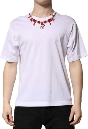Dolce & Gabbana Hombre, Camisetas, Blanco, Talla: 3XL