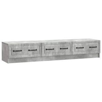 vidaXL Mueble De Tv Con Caj&oacute;n Gris Hormig&oacute;n 147 X 34,5 X 27 Cm Vidaxl
