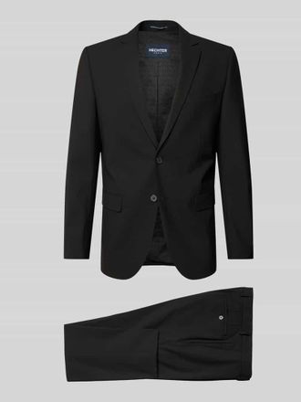 Daniel Hechter Anzug mit Reverskragen und B&uuml;gelfalte in Black, Gr&ouml;&szlig;e 102