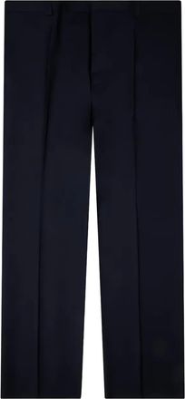 Jil Sander Pantaloni con piega - Blu