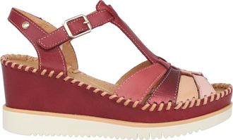 Pikolinos Rode damessandaal voor de zomer - Dames - Sleehakken - Rood - 42 EU - Schoenen
