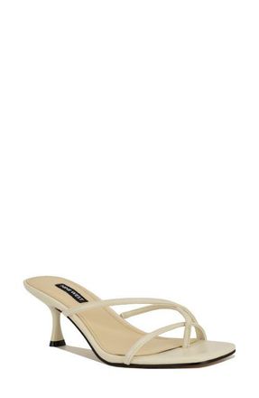 Nine West Anirey Slide Sandal in Ivory at Nordstrom, Size 8.5