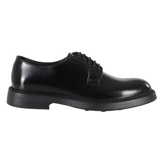 Doucal's Horse Lace-up - Heren - Nette schoenen - Zwart - 41 1/2 EU - Leer - Schoenen
