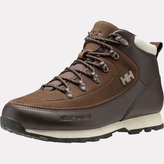 Helly Hansen Schn&uuml;rboots HELLY HANSEN THE FORESTER PREMIUM, Herren, Gr. 44,5, coffee bean, bushwacker, Leder, Schuhe Schn&uuml;rboots, wasserdichtes Leder,warm,Wintersc