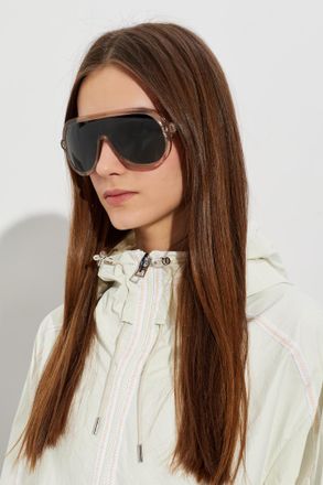 Moncler Sunsette Sunglasses, Unisex, Beige