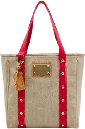 Louis Vuitton Pre-owned Antigua Cabas MM - Dames - Vintage Shopper - Beige - ONE Size - Vintage