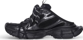 Balenciaga 3XL Mules Black Mesh and Polyurethane 742672W3XL11010