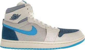 Nike Jordan Nike Air Jordan 1 Zoom CMFT 2 Sneaker in Sail / Dark Powder Blue Men