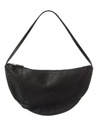 The Row Lizzy Small Leather Hobo Bag