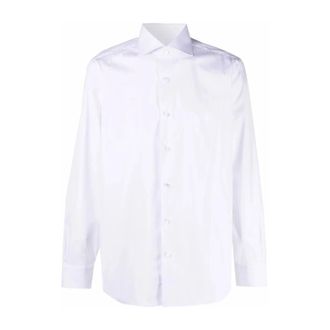 Barba Formal Shirts - Heren - Zakelijke Overhemden - Wit - S - Overhemden
