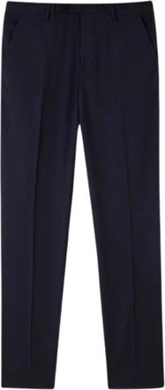 Paul Smith Slim-Fit wollen A Suit To Travel In pantalon - Heren - Nette broeken - Blauw - W30 - Wol - Broeken