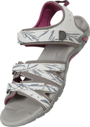 Mountain Warehouse Dames/Dames Santorini Breed Sandalen (Lichtgrijs)