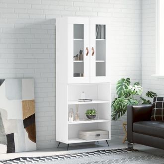 Berkfield Home Highboard White 69.5x34x180 cm Engineered Wood