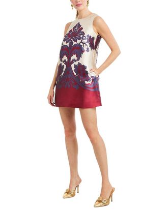 Mestiza New York Fiona Silk-Blend Shift Mini Dress