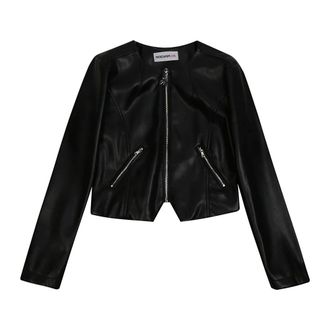 Patrizia Pepe Dames, Jassen, Zwart, Maat: 3XL