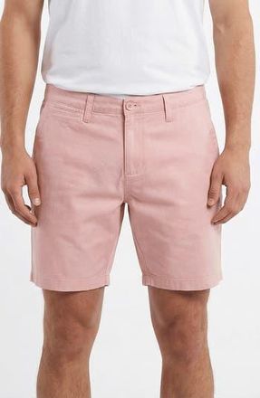 Burnside Stretch Twill Shorts in Pink at Nordstrom Rack, Size 40