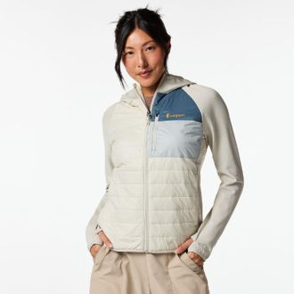 Cotopaxi Womens Acodo Hybrid Insulated Hooded Jacket Khaki XS