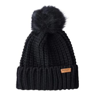 Barbour Accessoires, Dames, Zwart, ONE Size, Tweed, Saltburn Muts & Sjaal Set