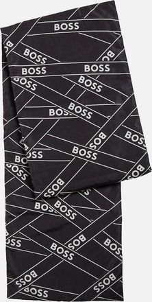 HUGO BOSS Mens Aroser Scarf - Black - Size: ONE size