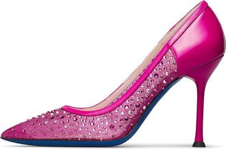 Loriblu Jewel Pump - Dames - Pumps - Roze - 37 EU - Leer - Schoenen