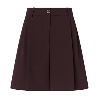 Pinko Pinko, Korte Broeken, Dames, Bruin, XS, Katoen, Short Shorts