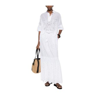 Ermanno Scervino Dames, Rokken, Wit, Maat: 2XS