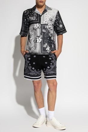Amiri Cotton Shorts, Mens, Black
