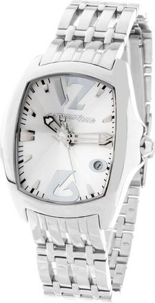 Chronotech Unisex Men Silver Watch Ct7896l49mac - White Silver Steel - One Size