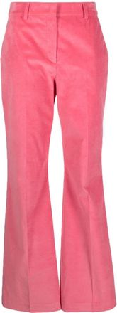 Paul Smith Womens Flare-leg Trousers - Light Pink Cotton - Size EU 42 (Womens)