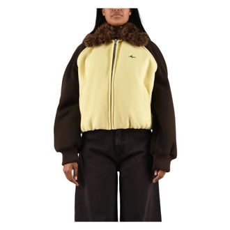 Msgm Bomber Colorblock - Jackets - Mujer - Amarillo - S