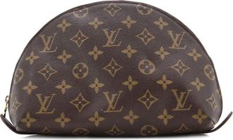 Louis Vuitton Vanity make-up tas met GM-monogram canvas - Bruin