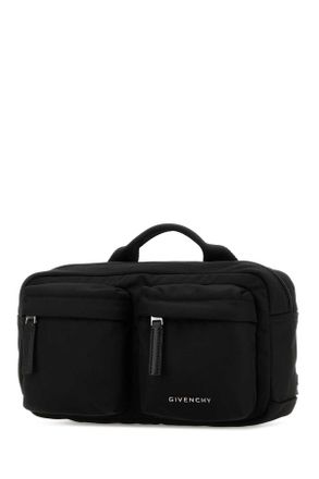 Givenchy Mens Black Fabric Essential U Belt Bag Beauty Case