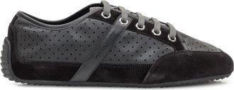 Givenchy Slim Sneakers in Geperforeerd Leer en Su&egrave;de - Heren - Sneakers - Zwart - 41 EU - Leer - Schoenen