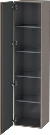 Duravit Duravit L-cube Armario Alto, Anchura 400mm, Profundidad 363mm, 1 Puerta, Con Bisagra A La Izquierda, Color: Terra Mate - Lc1180l1414