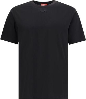 Diesel Zwarte Katoenen T-Shirt