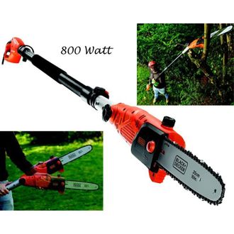 Black+Decker Black&decker - Sega Potatrice Elettrica Lama 25 Telescopica Elettrosega Black&Decker Pieghevole