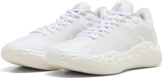 Puma Scarpe da basket con profilo basso HALI 1 unisex, Accessori, Bianco, 49.5
