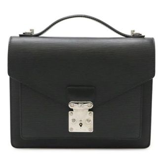 Louis Vuitton Borsa Monceau Epi Pre-owned - - Pre-owned - Uomo - Nero - ONE SIZE