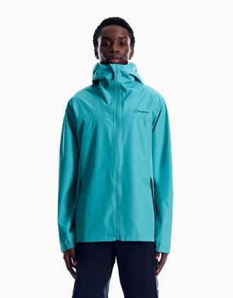 Berghaus Mens Berghaus Mens Deluge Pro 3.0 Waterproof Walking Jacket - Blue - Size: 44/Regular